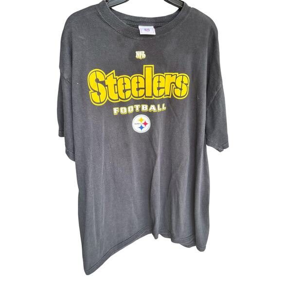 NFL Pittsburgh Steelers thrashed Football Logo tee big & tall SZ XXL - Picture 1 of 4